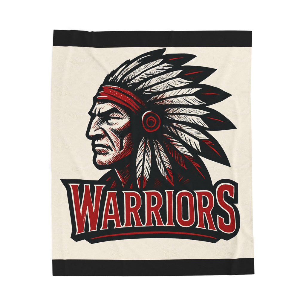 Ingram Warriors Velveteen Plush Blanket