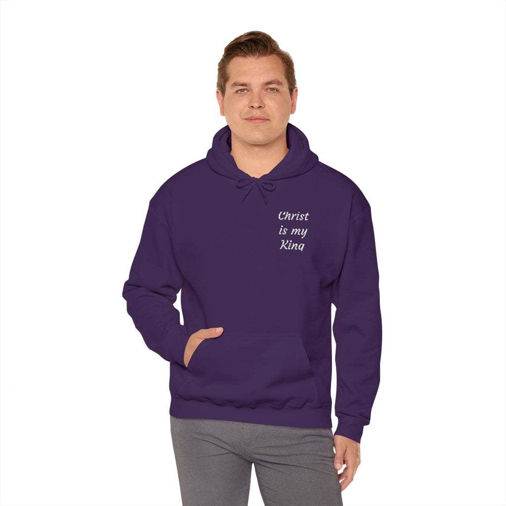 Adult Unisex Heavy Blend™ Hooded Sweatshirt-Christ is my king