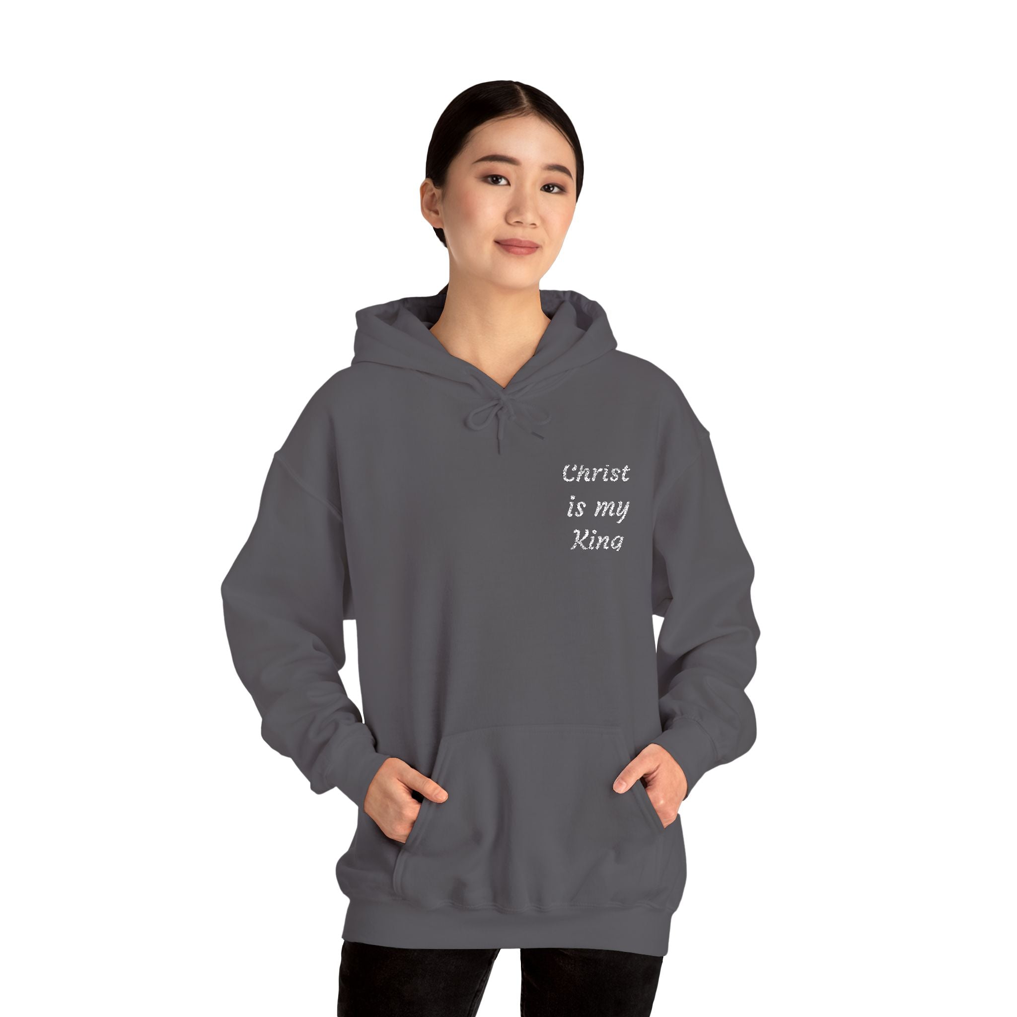 Adult Unisex Heavy Blend™ Hooded Sweatshirt-Christ is my king