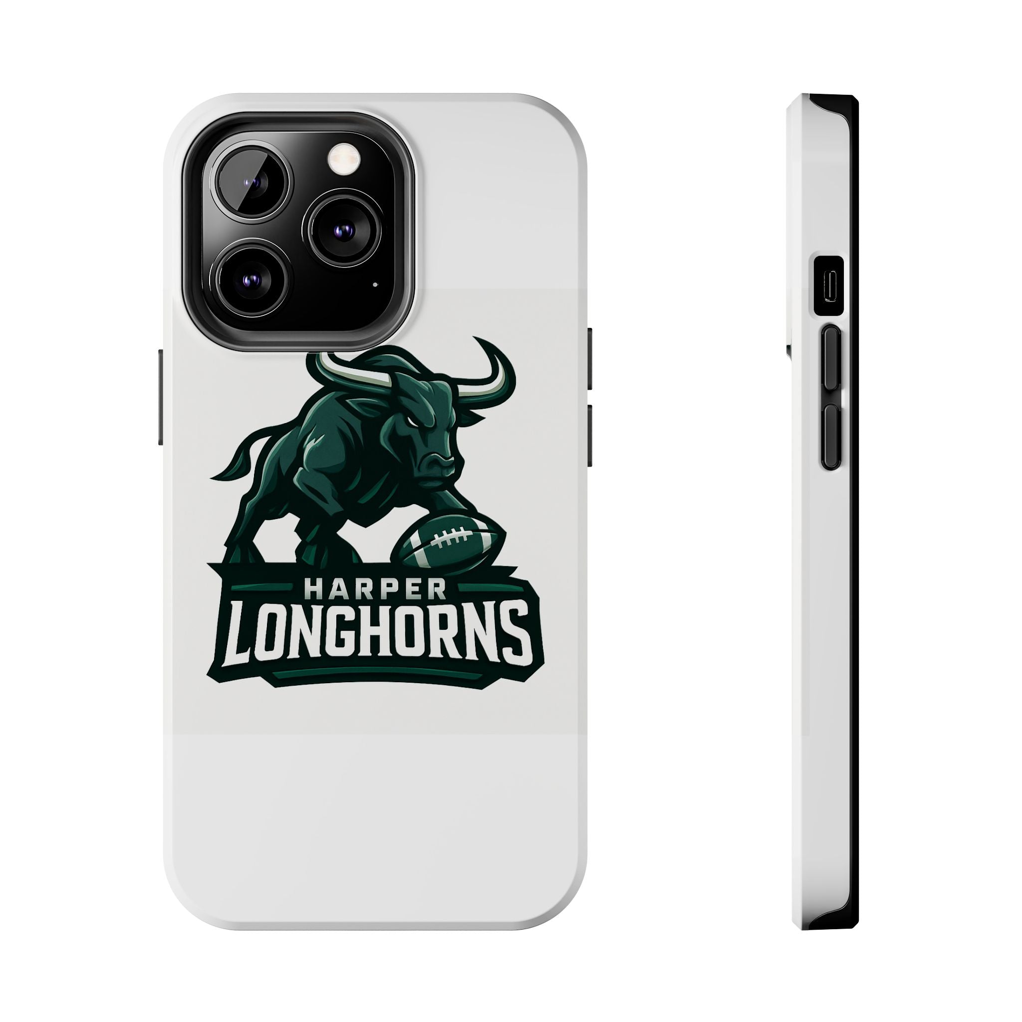 Harper Longhorns Tough Phone Case — Protective Football Team Phone Cover