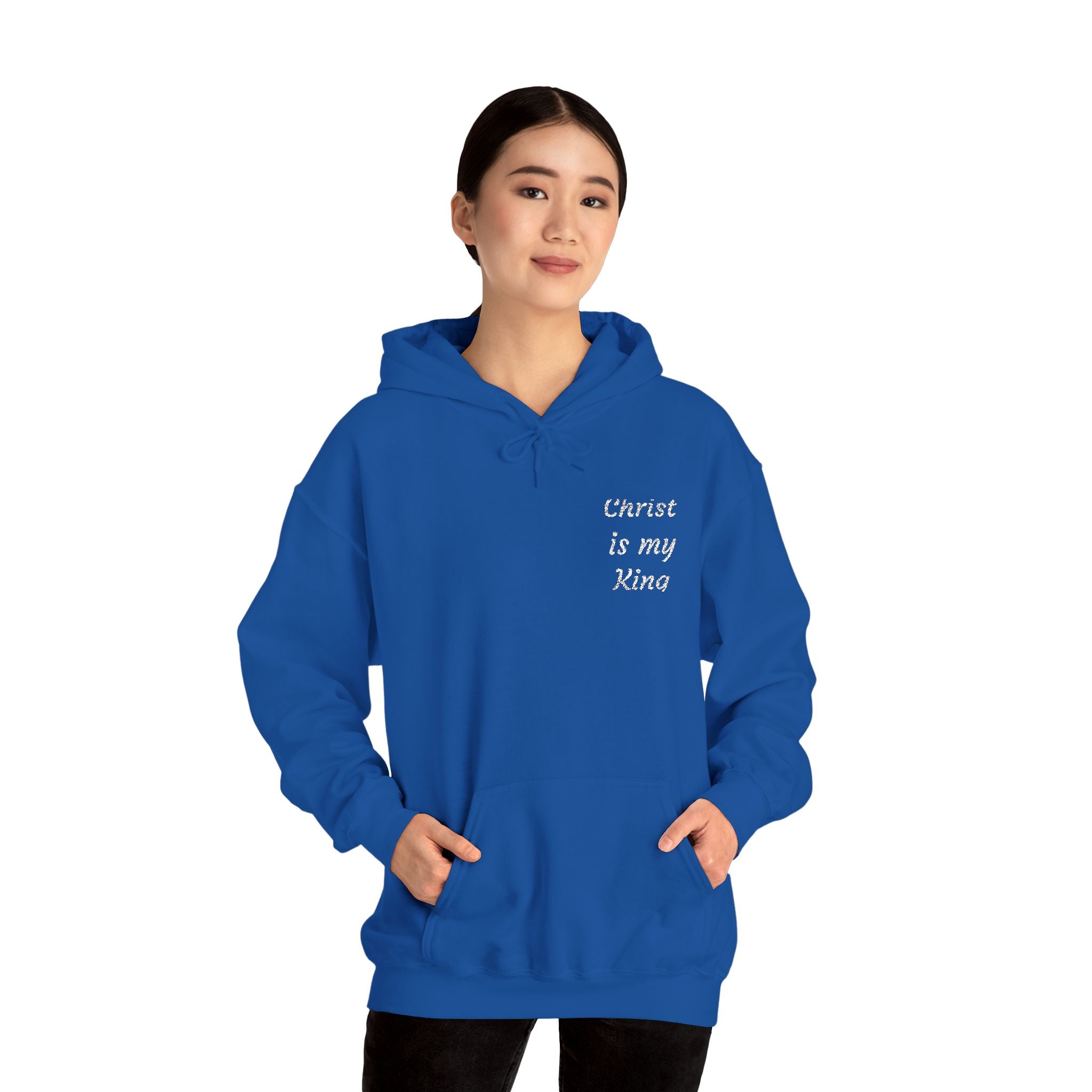 Adult Unisex Heavy Blend™ Hooded Sweatshirt-Christ is my king