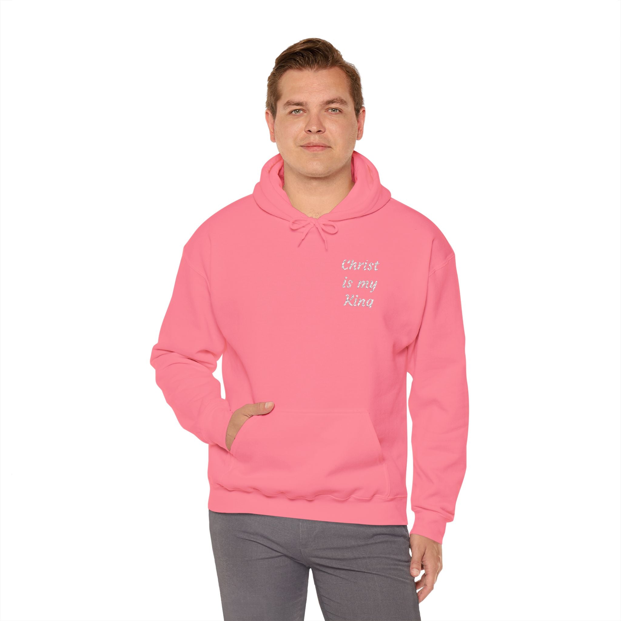 Adult Unisex Heavy Blend™ Hooded Sweatshirt-Christ is my king