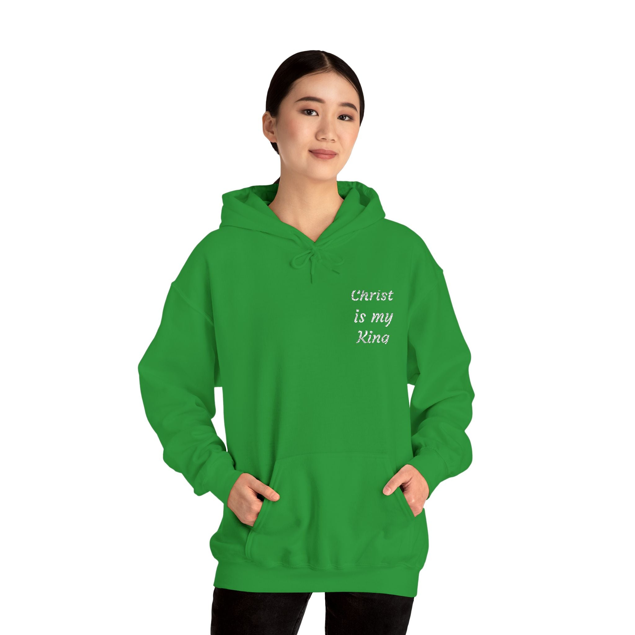 Adult Unisex Heavy Blend™ Hooded Sweatshirt-Christ is my king