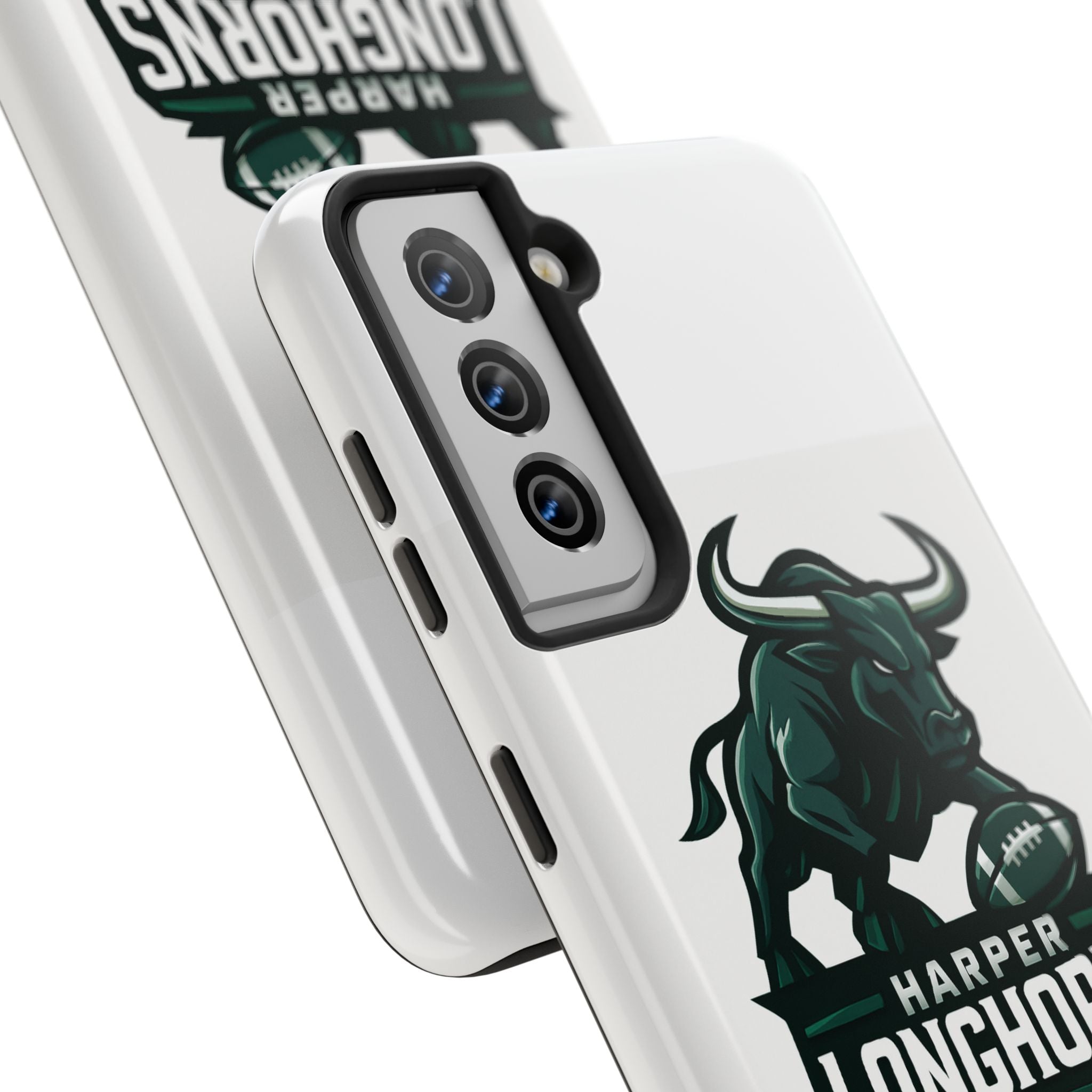 Harper Longhorns Tough Phone Case — Protective Football Team Phone Cover