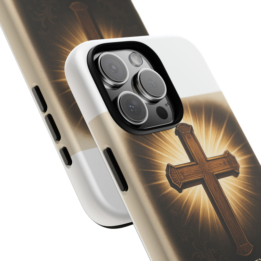 Christian Cross Phone Case — "Property of The Father, The Son & The Holy Spirit"