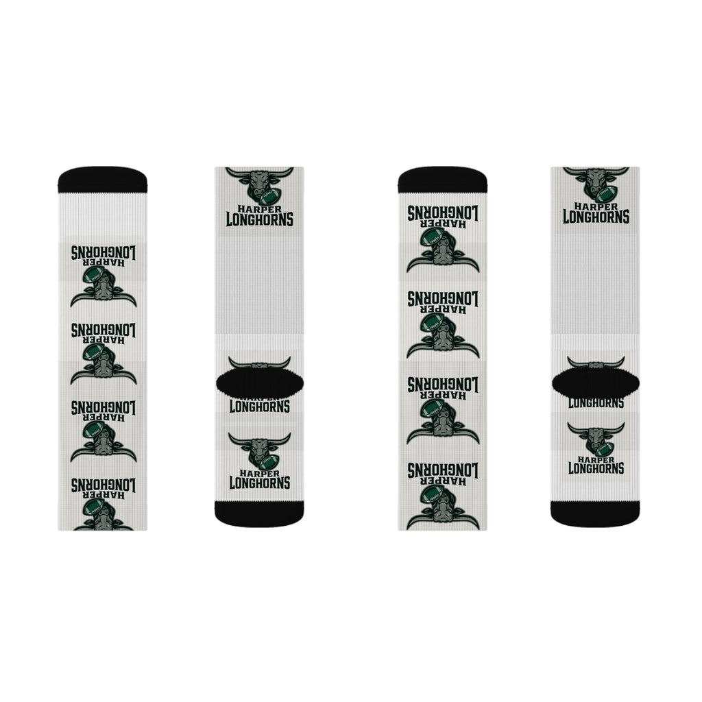 Custom Sublimation Socks for Longhorns Fans