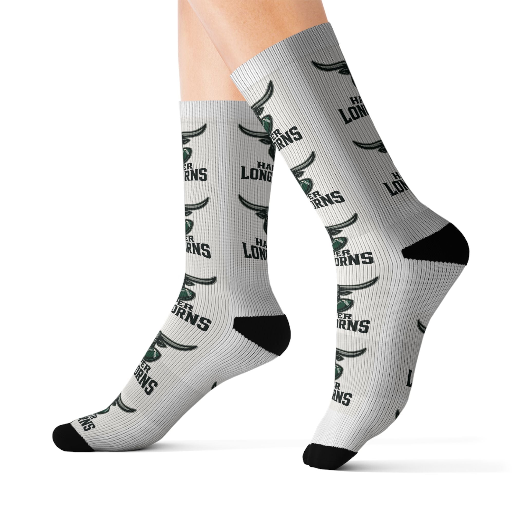 Custom Sublimation Socks for Longhorns Fans