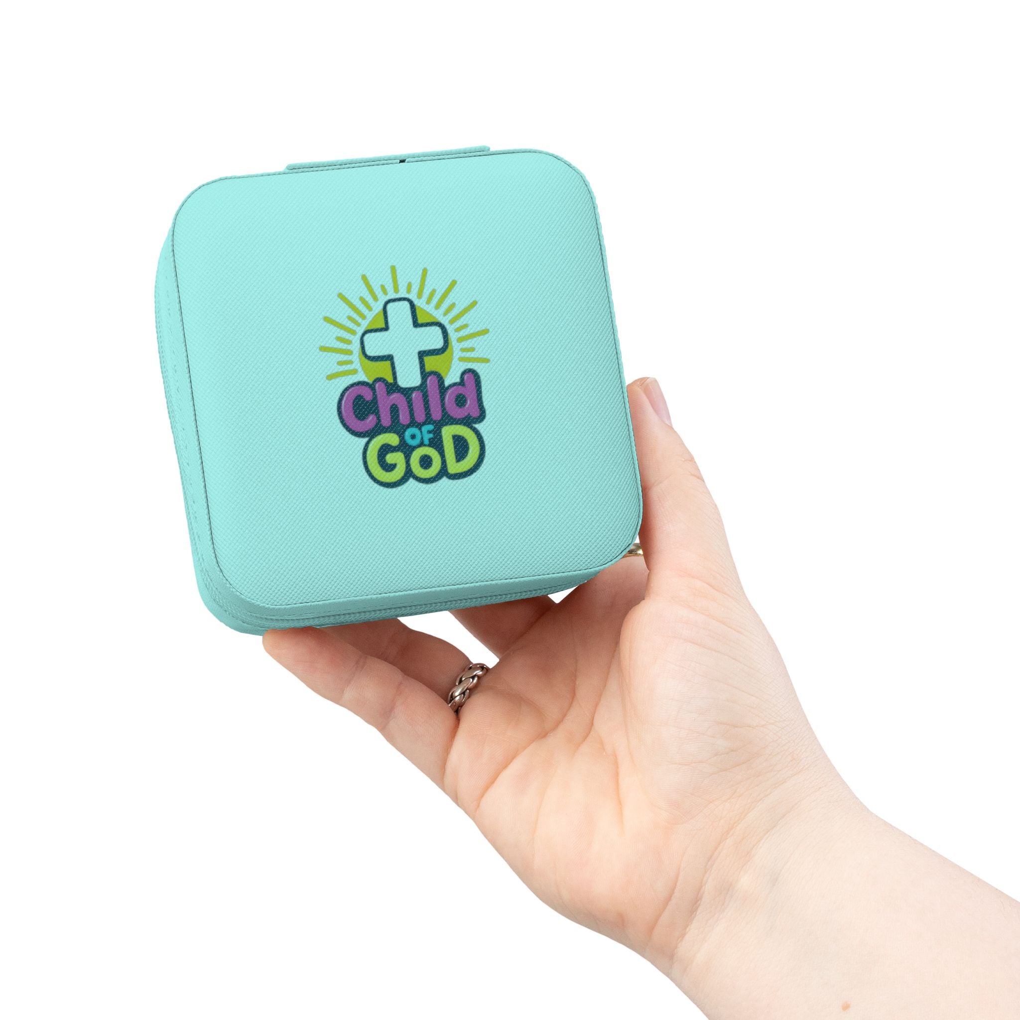 Child of God Jewelry Travel Case — Compact Christian Keepsake Organizer