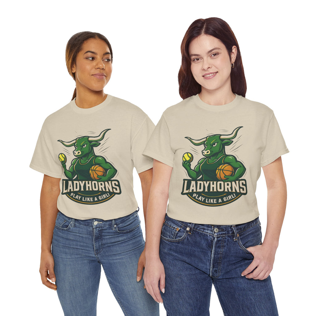 Empowering Harper Ladyhorns Tee - Play Like a Girl!