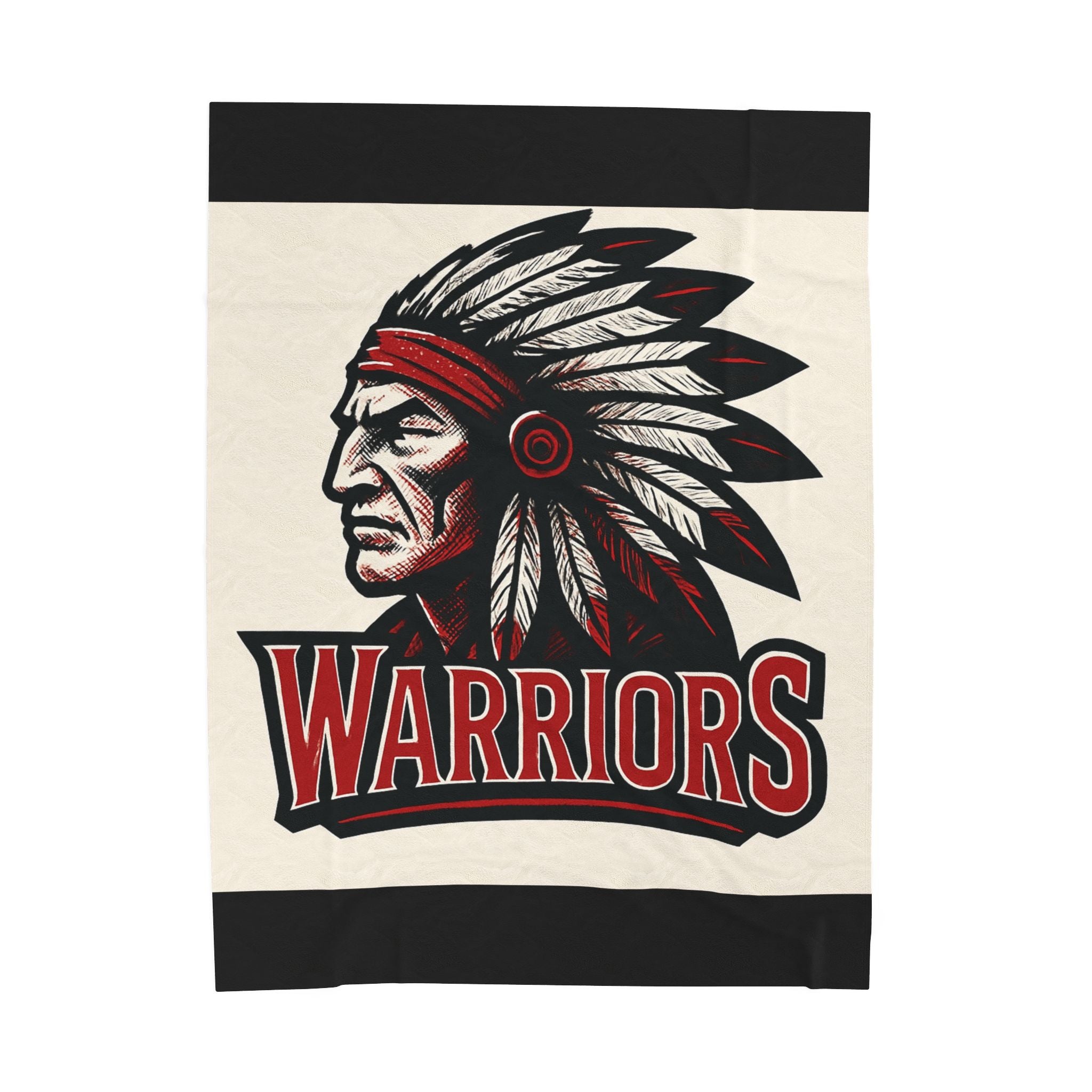 Ingram Warriors Velveteen Plush Blanket