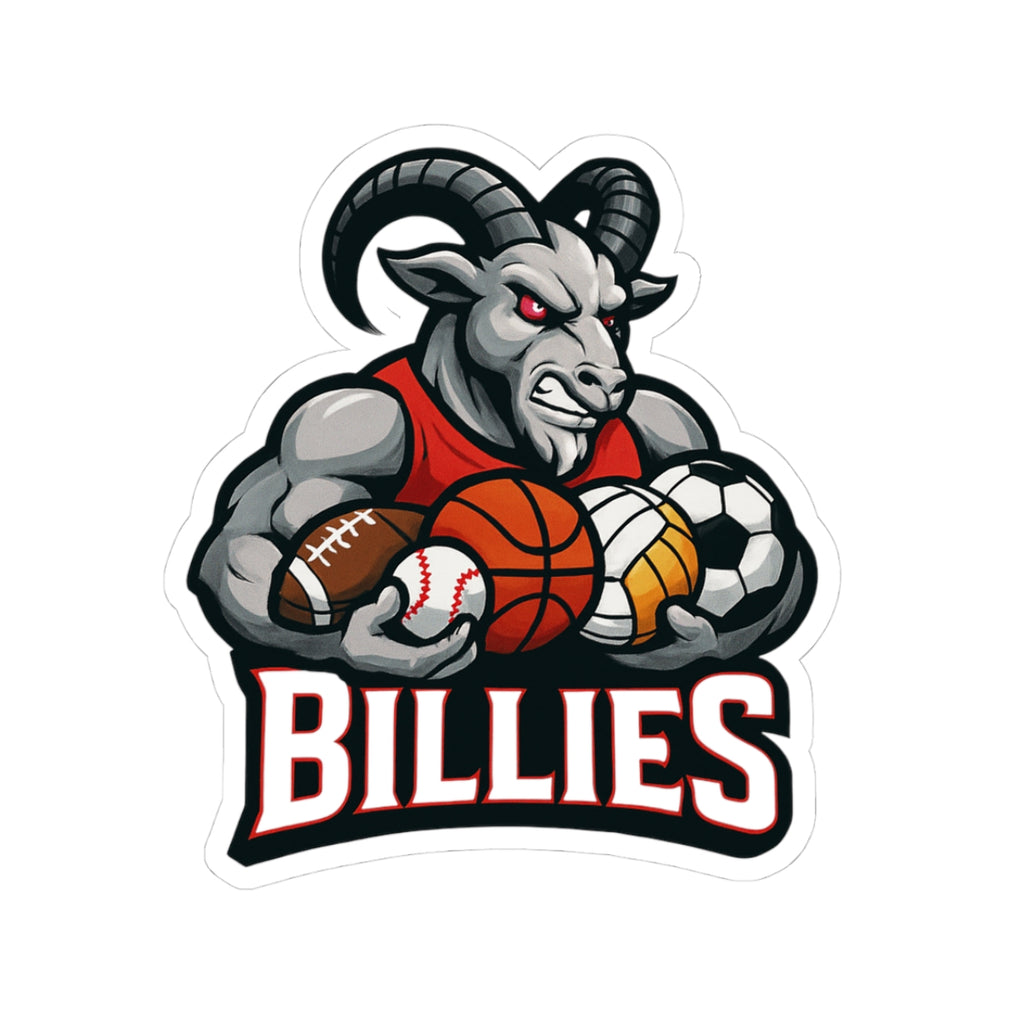 Billies Sports Mascot Sticker