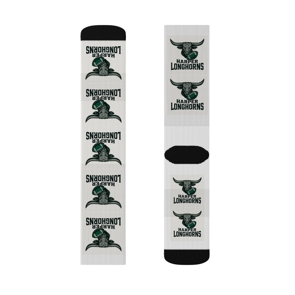 Custom Sublimation Socks for Longhorns Fans