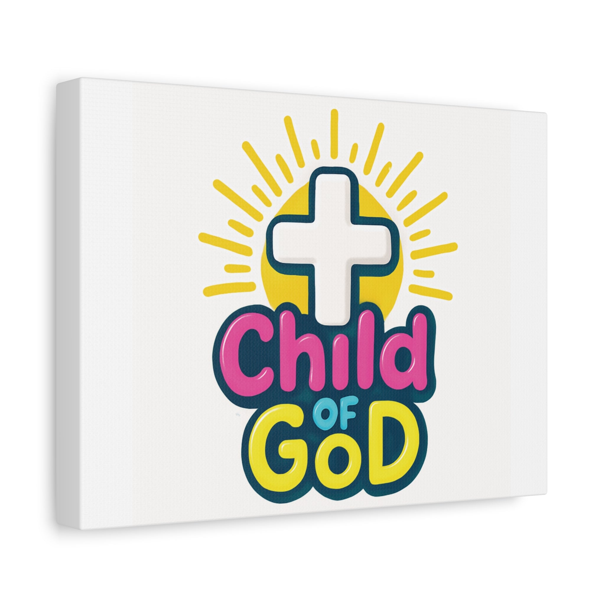Inspirational Wall Art - Child of God Canvas Print