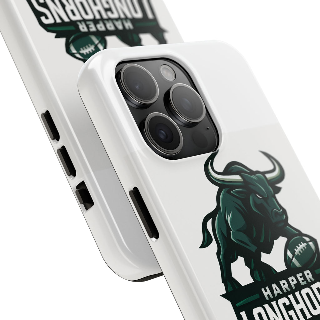Harper Longhorns Tough Phone Case — Protective Football Team Phone Cover