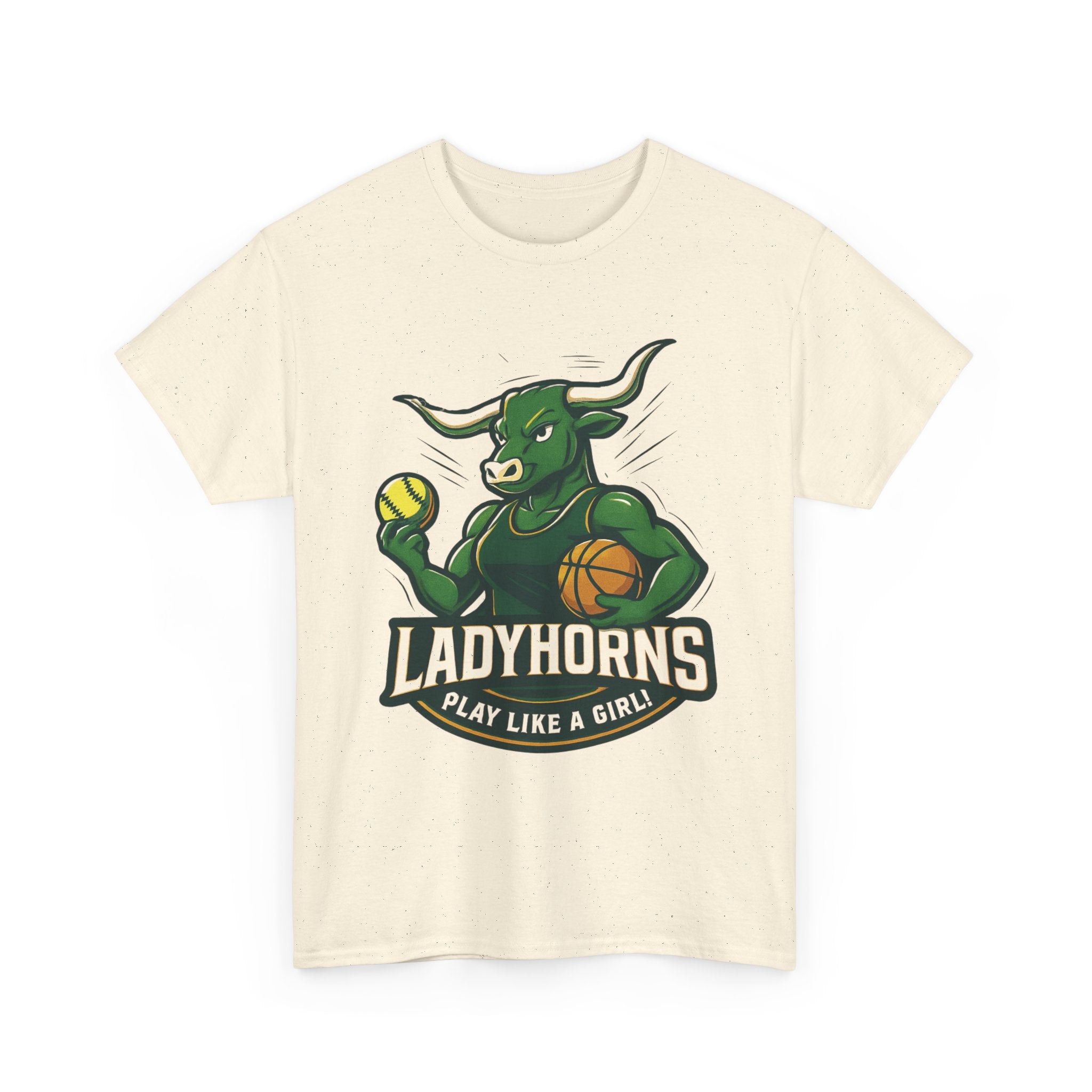 Empowering Harper Ladyhorns Tee - Play Like a Girl!