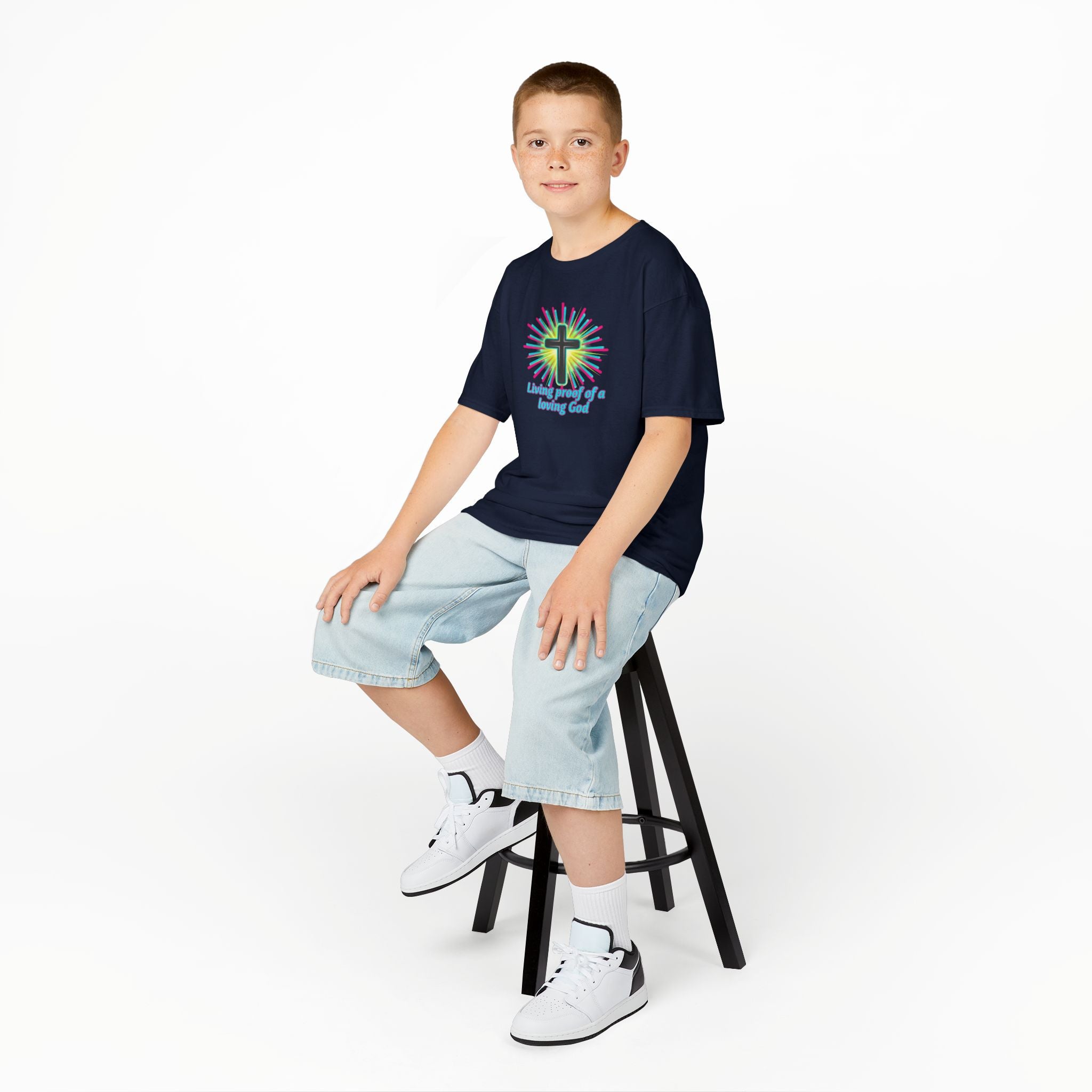 Kids T-Shirt — "Living Proof of a Loving God"