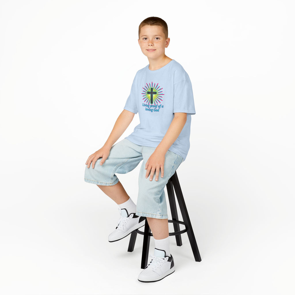 Kids T-Shirt — "Living Proof of a Loving God"