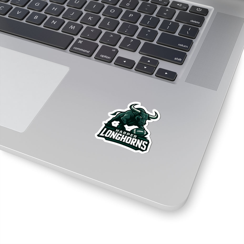Longhorns Football Team Sticker — Harper Kiss-Cut Decal