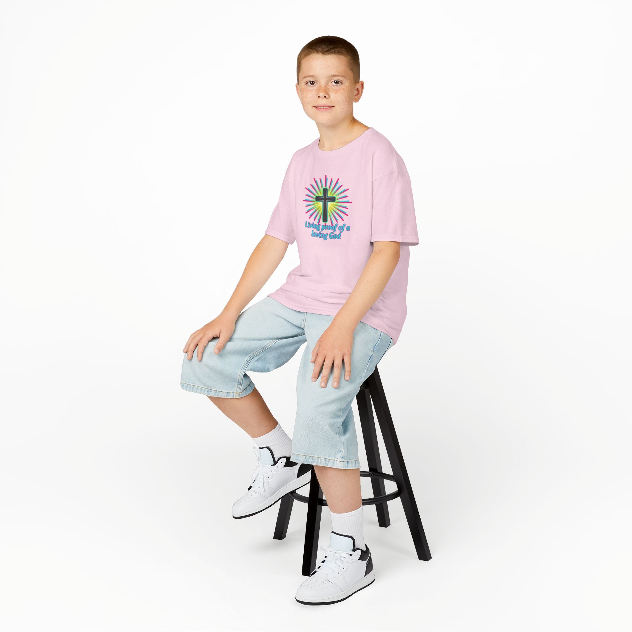 Kids T-Shirt — "Living Proof of a Loving God"