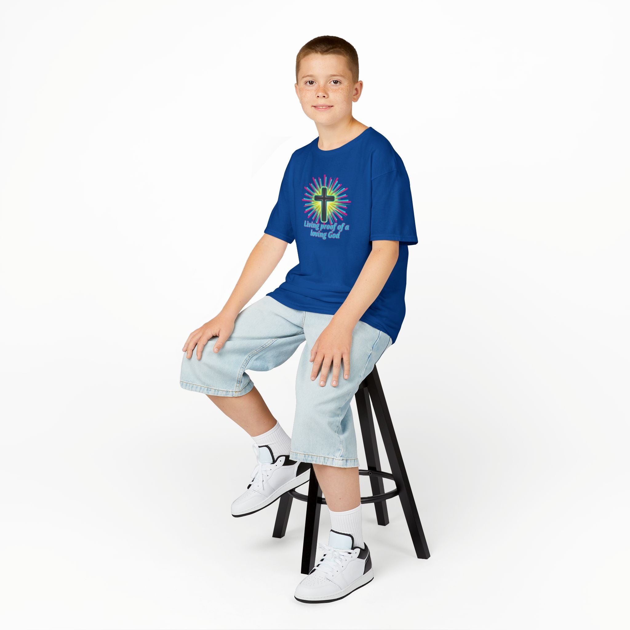 Kids T-Shirt — "Living Proof of a Loving God"