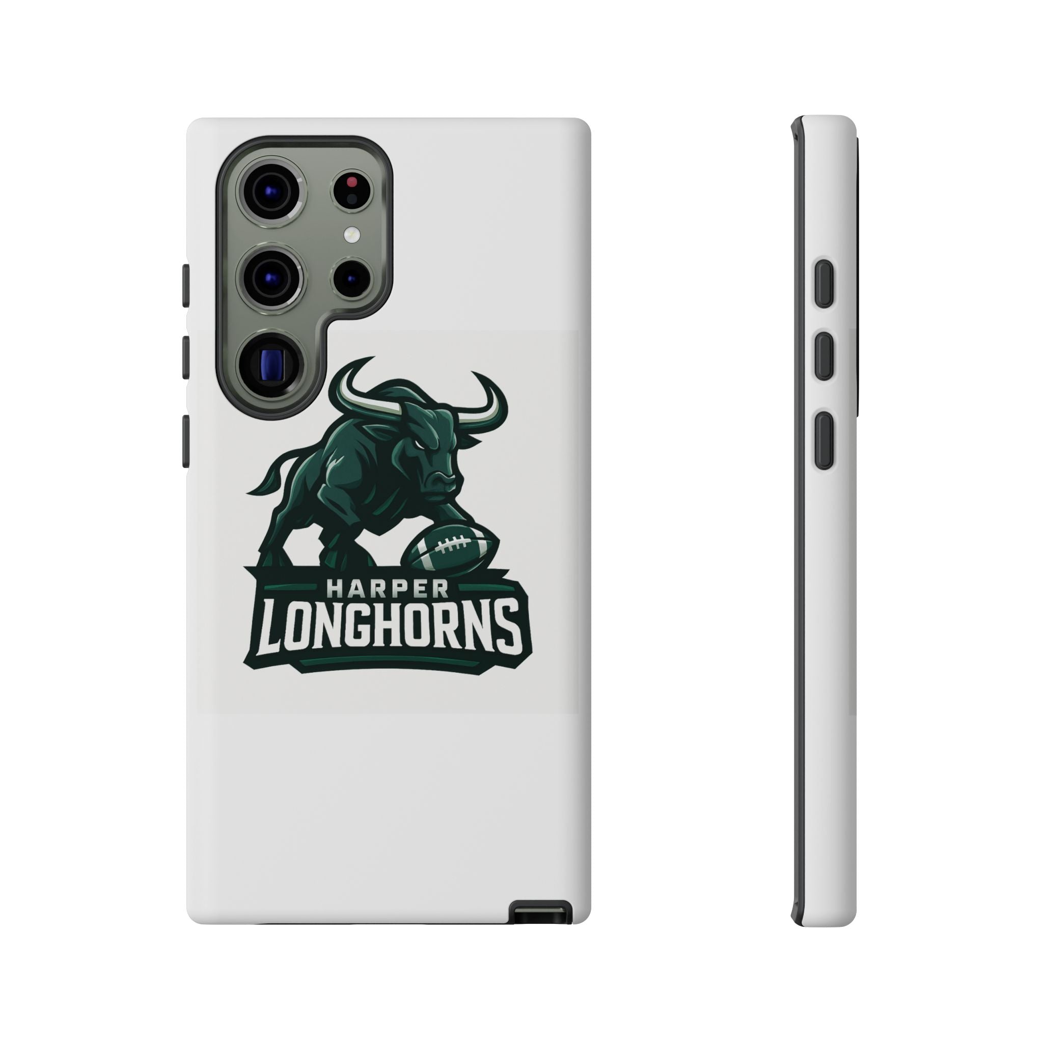 Harper Longhorns Tough Phone Case — Protective Football Team Phone Cover