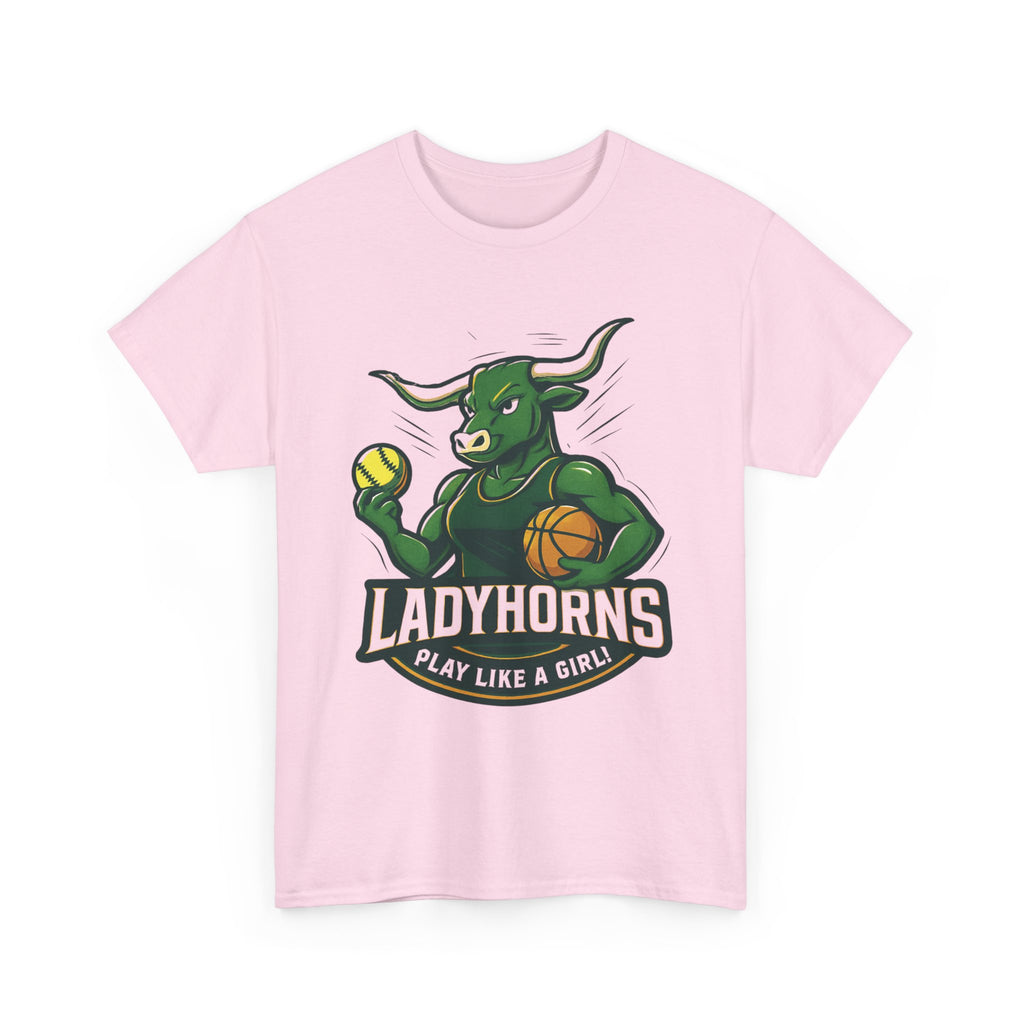 Empowering Harper Ladyhorns Tee - Play Like a Girl!