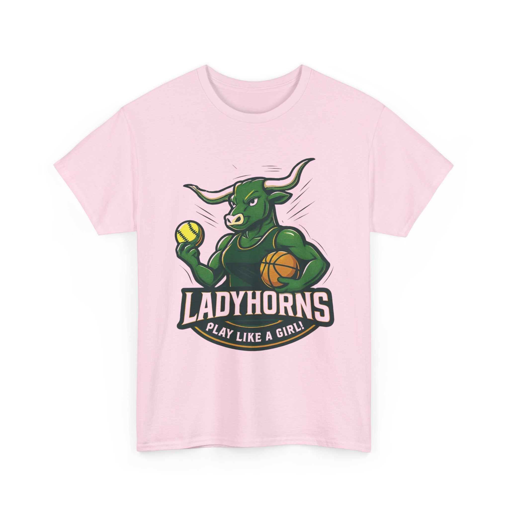 Empowering Harper Ladyhorns Tee - Play Like a Girl!