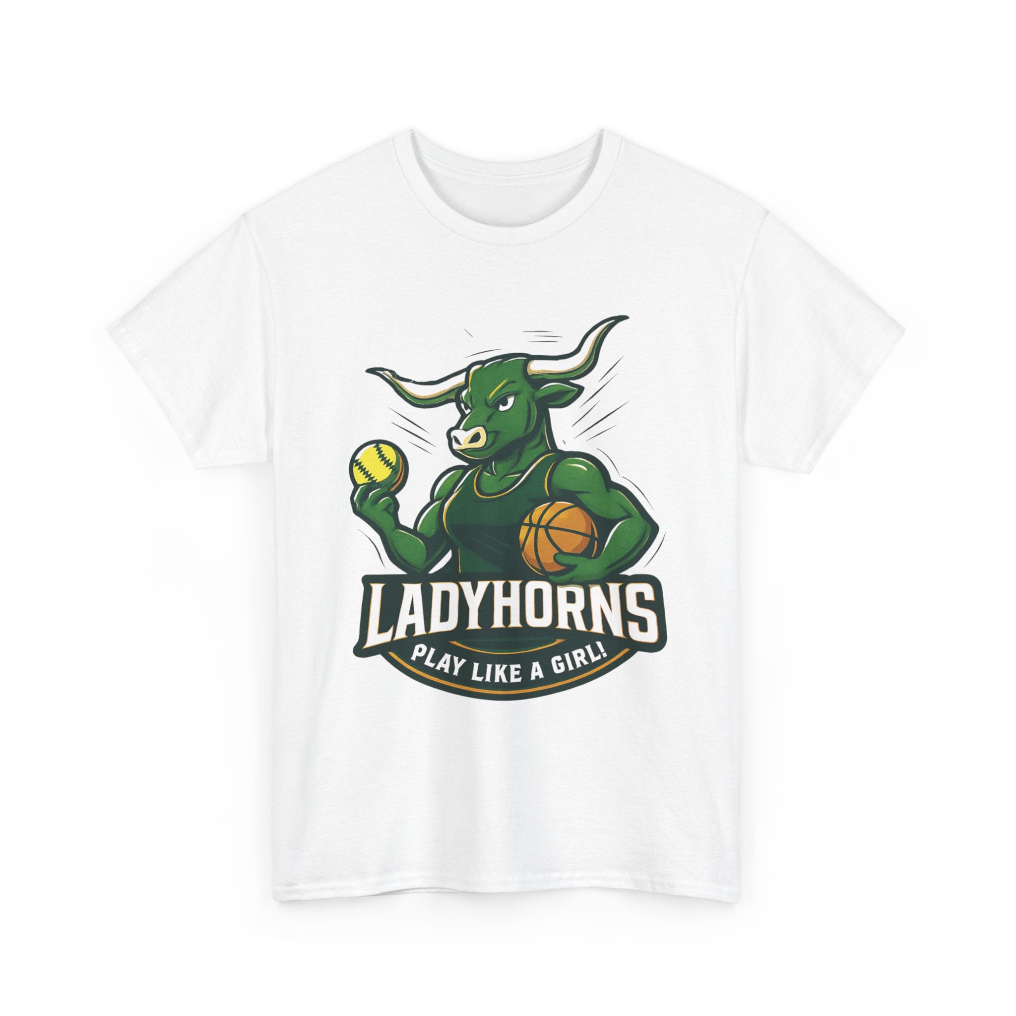 Empowering Harper Ladyhorns Tee - Play Like a Girl!
