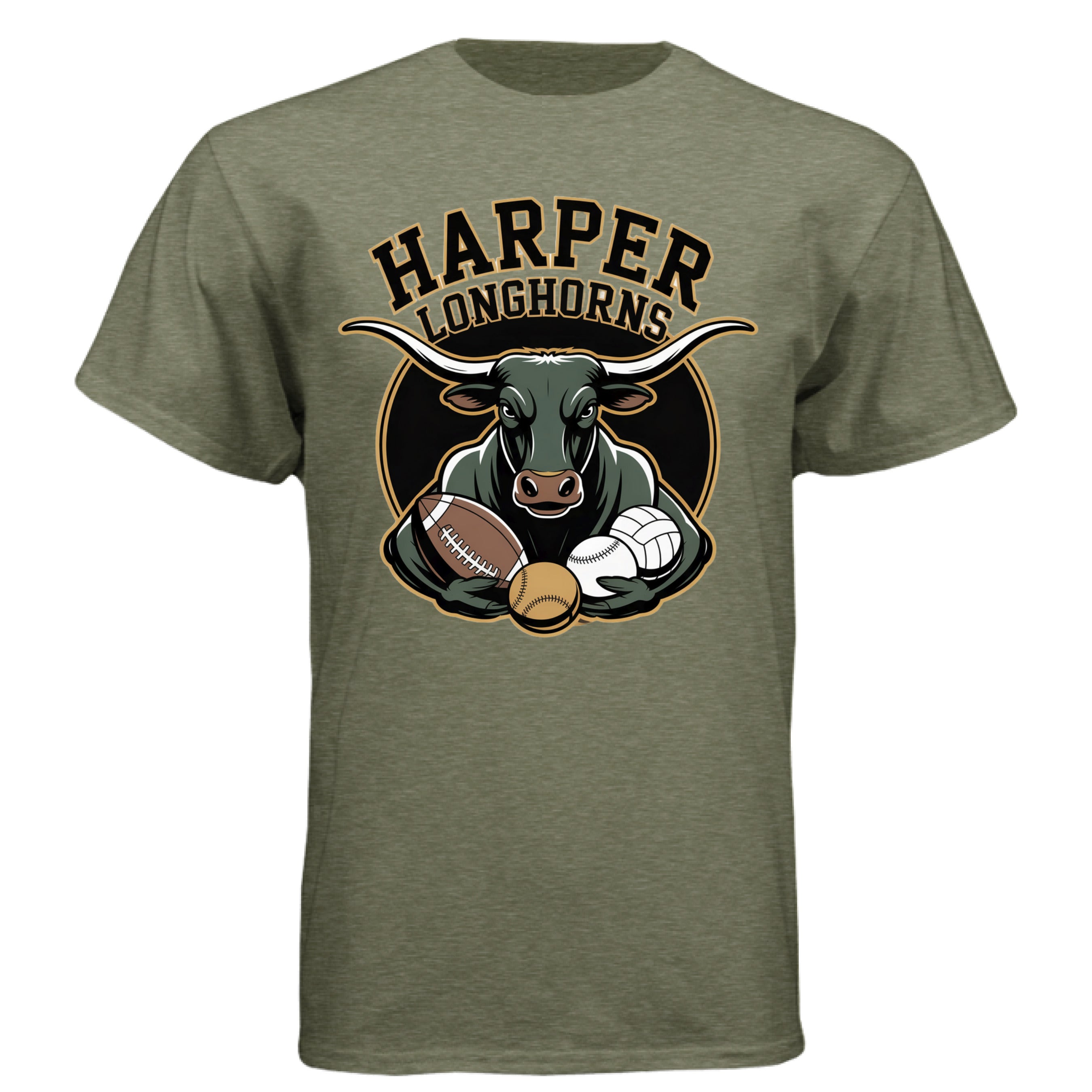 MILITARY GREEN - FRONT