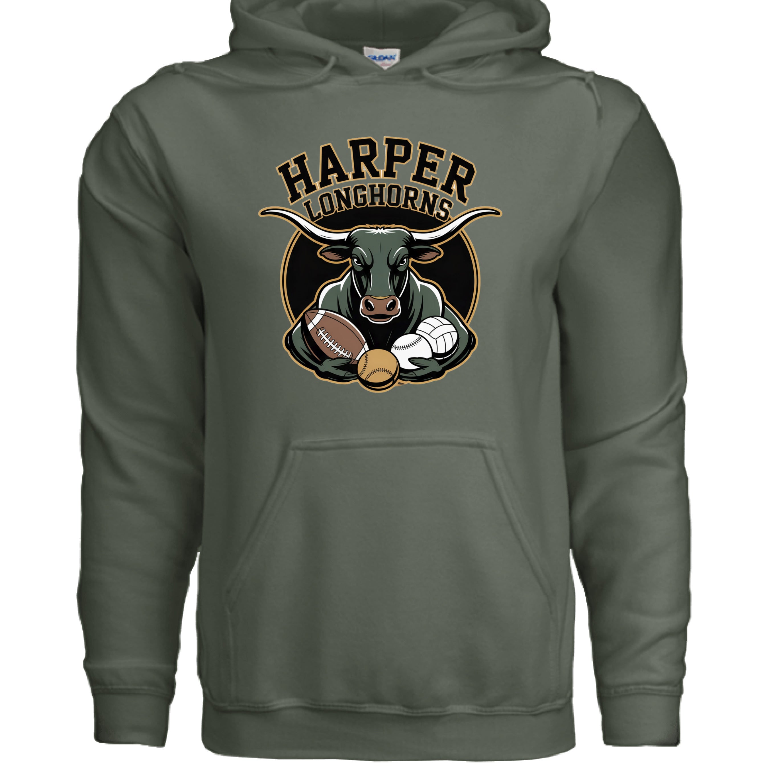 MILITARY GREEN - FRONT