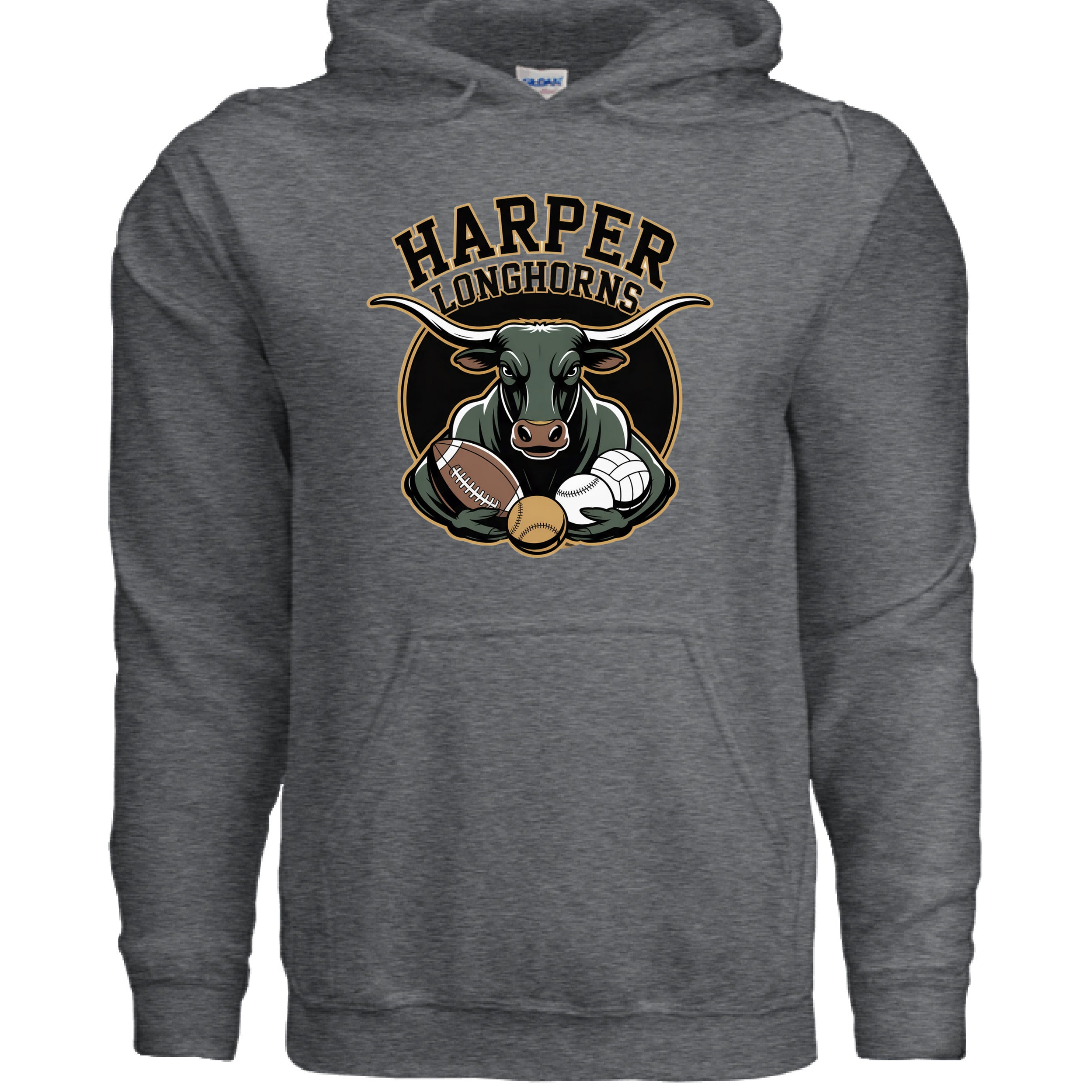 DARK HEATHER - FRONT