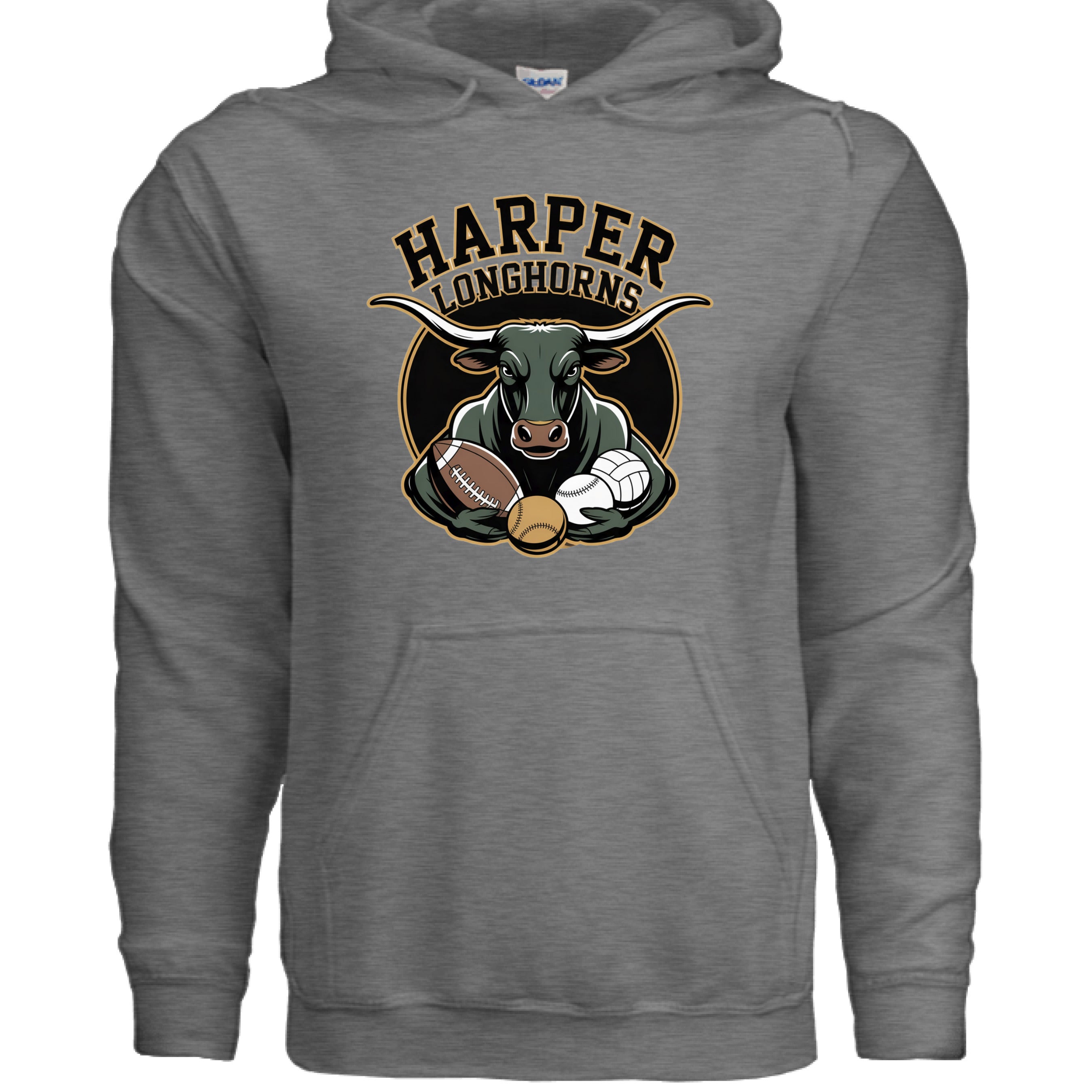 GRAPHITE HEATHER - FRONT
