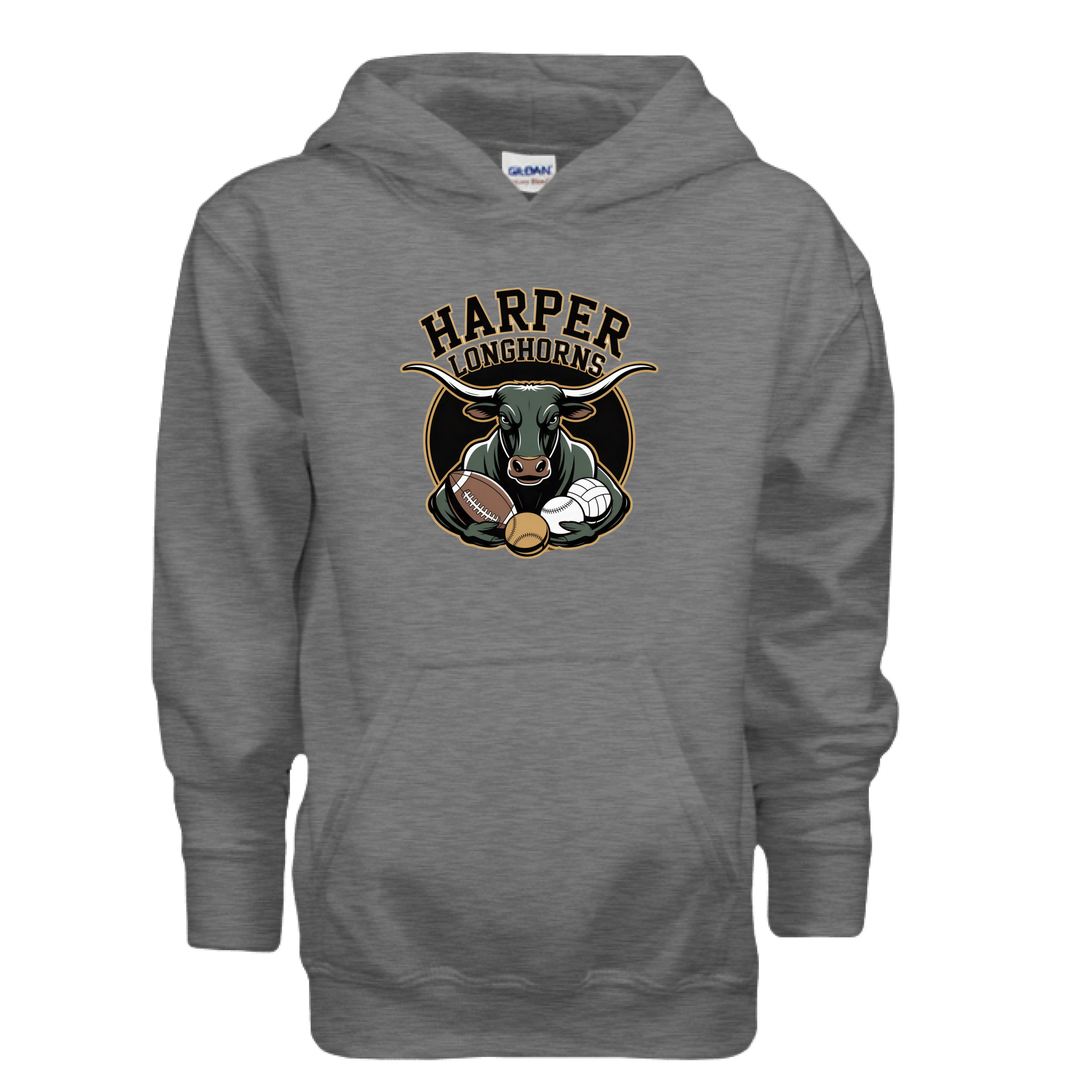 GRAPHITE HEATHER - FRONT