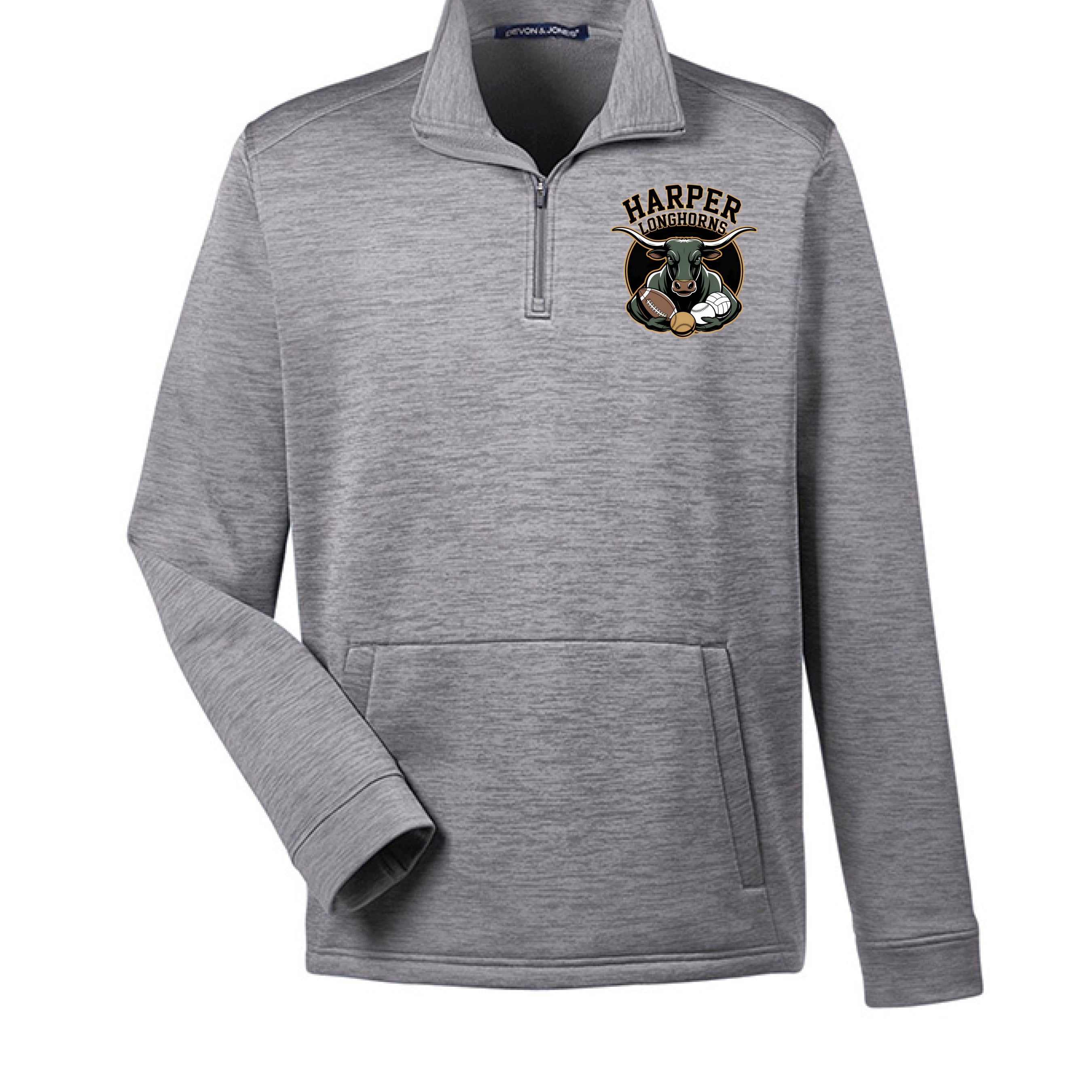 DARK GREY HEATHR - FRONT