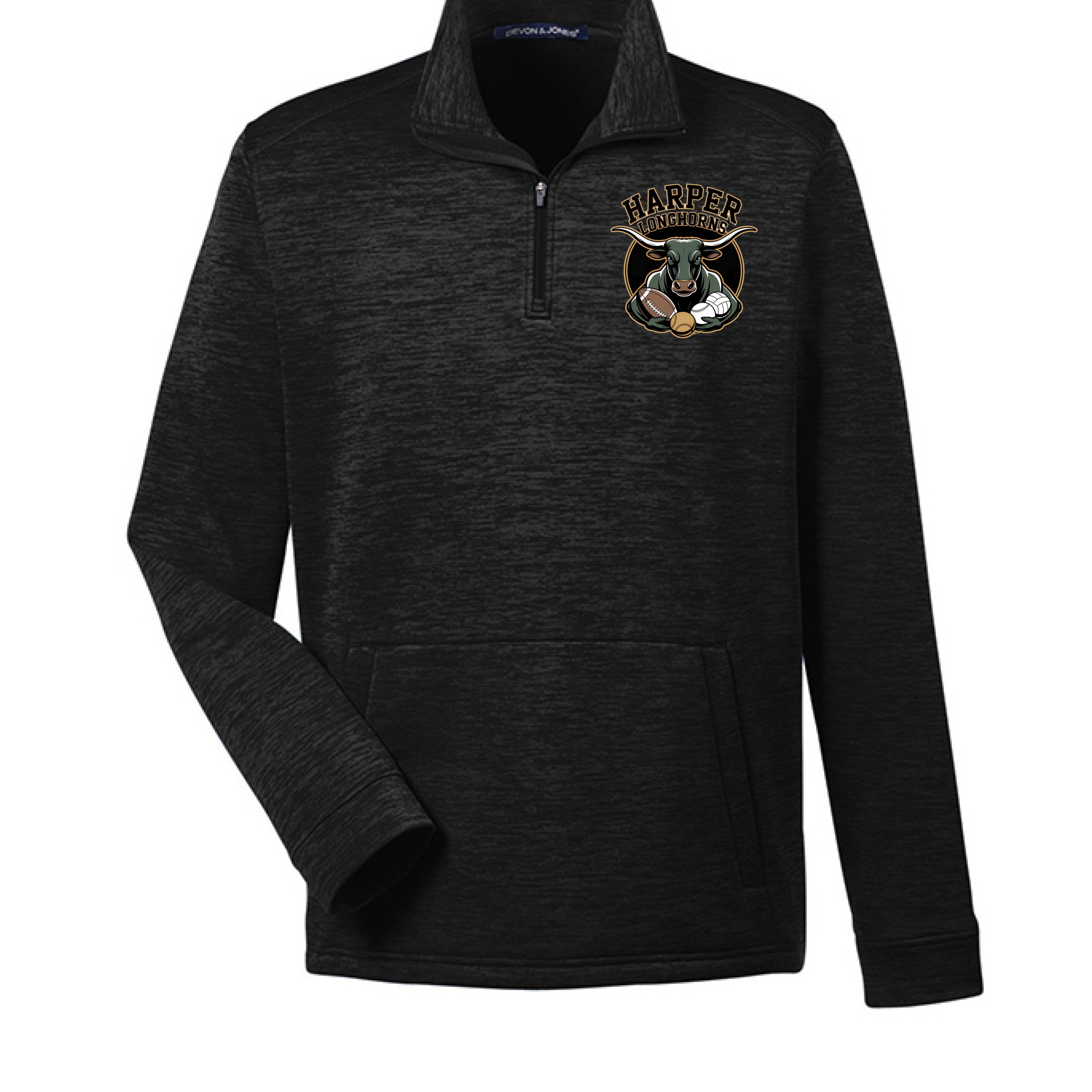 BLACK HEATHER - FRONT