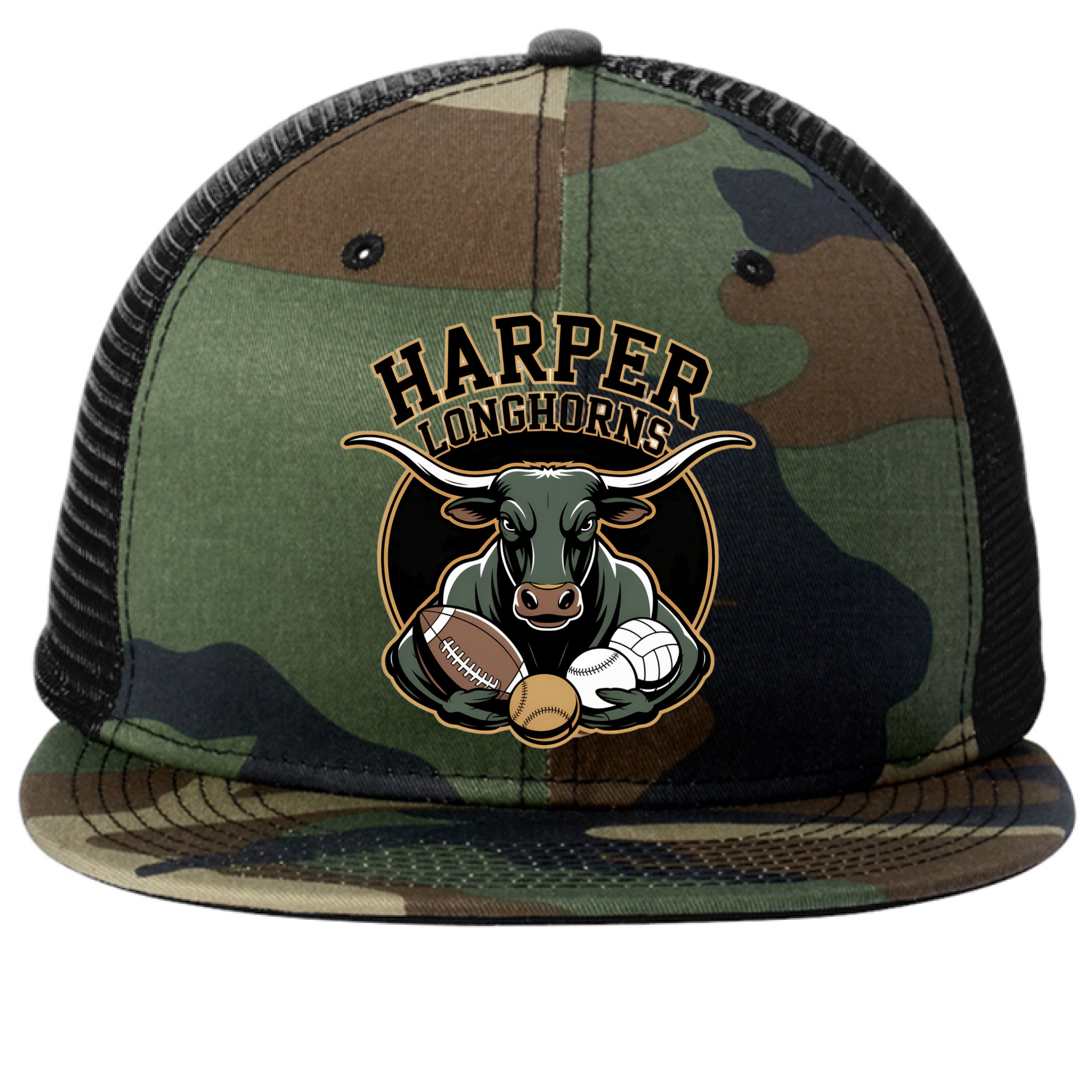 Camo/Black - FRONT