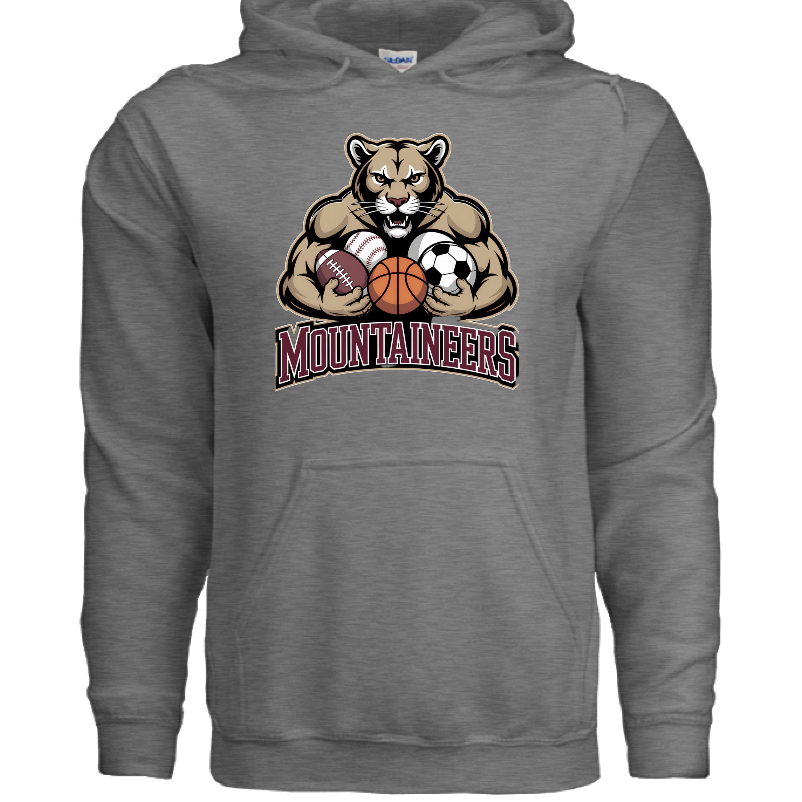 GRAPHITE HEATHER - FRONT