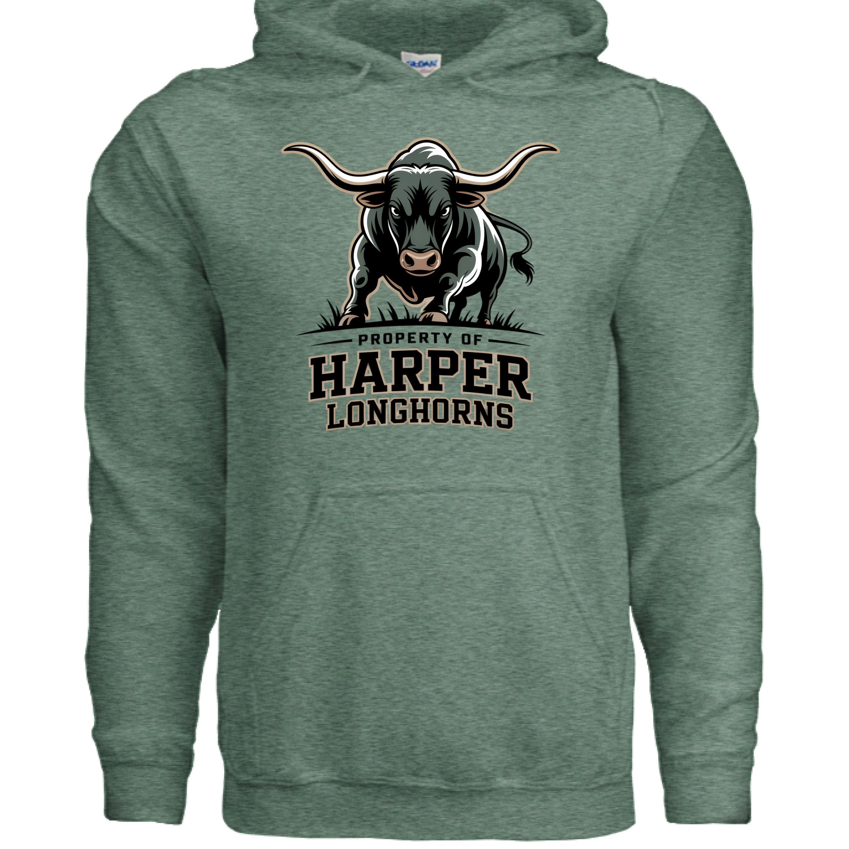 Heather Sport Dark Green - FRONT