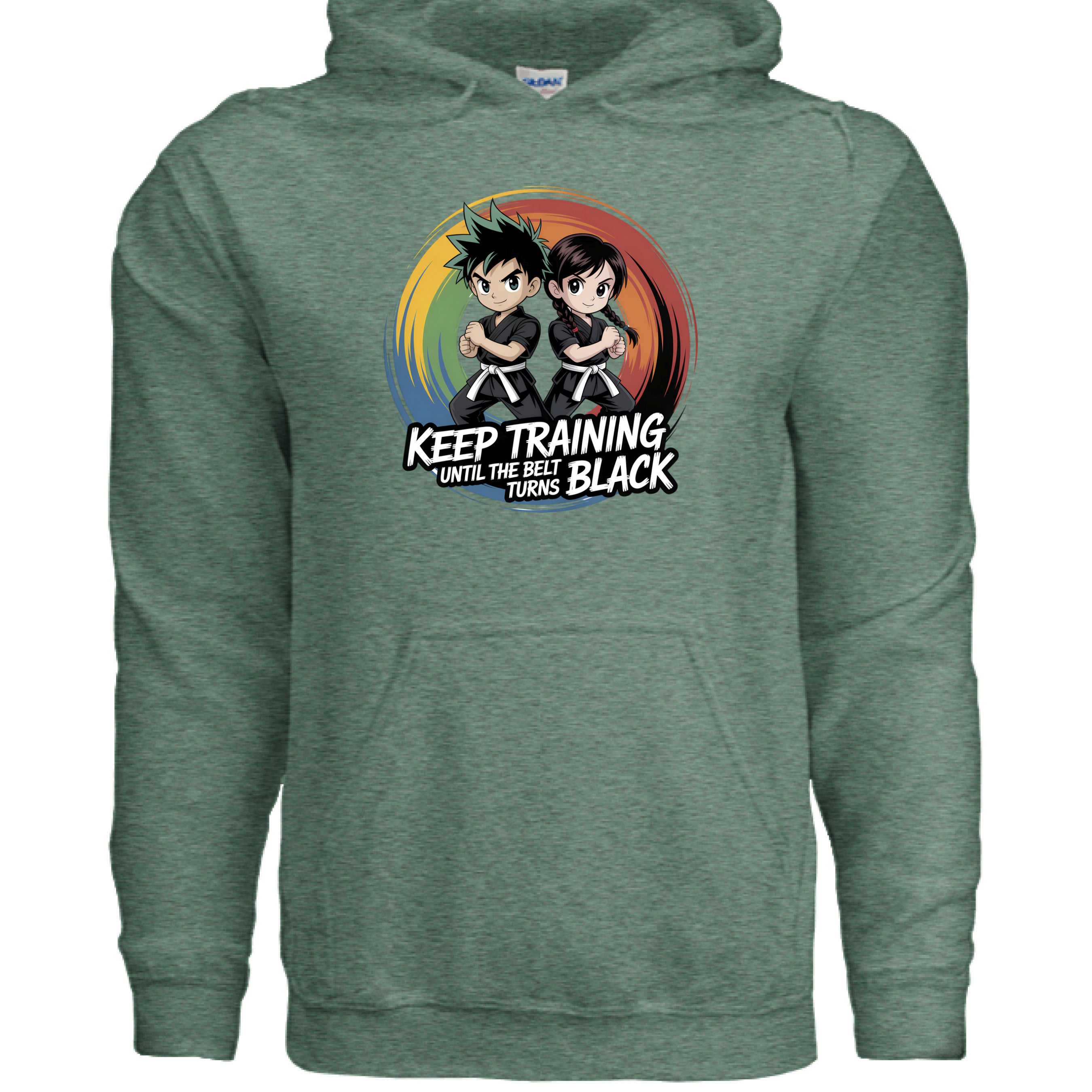 Heather Sport Dark Green - FRONT