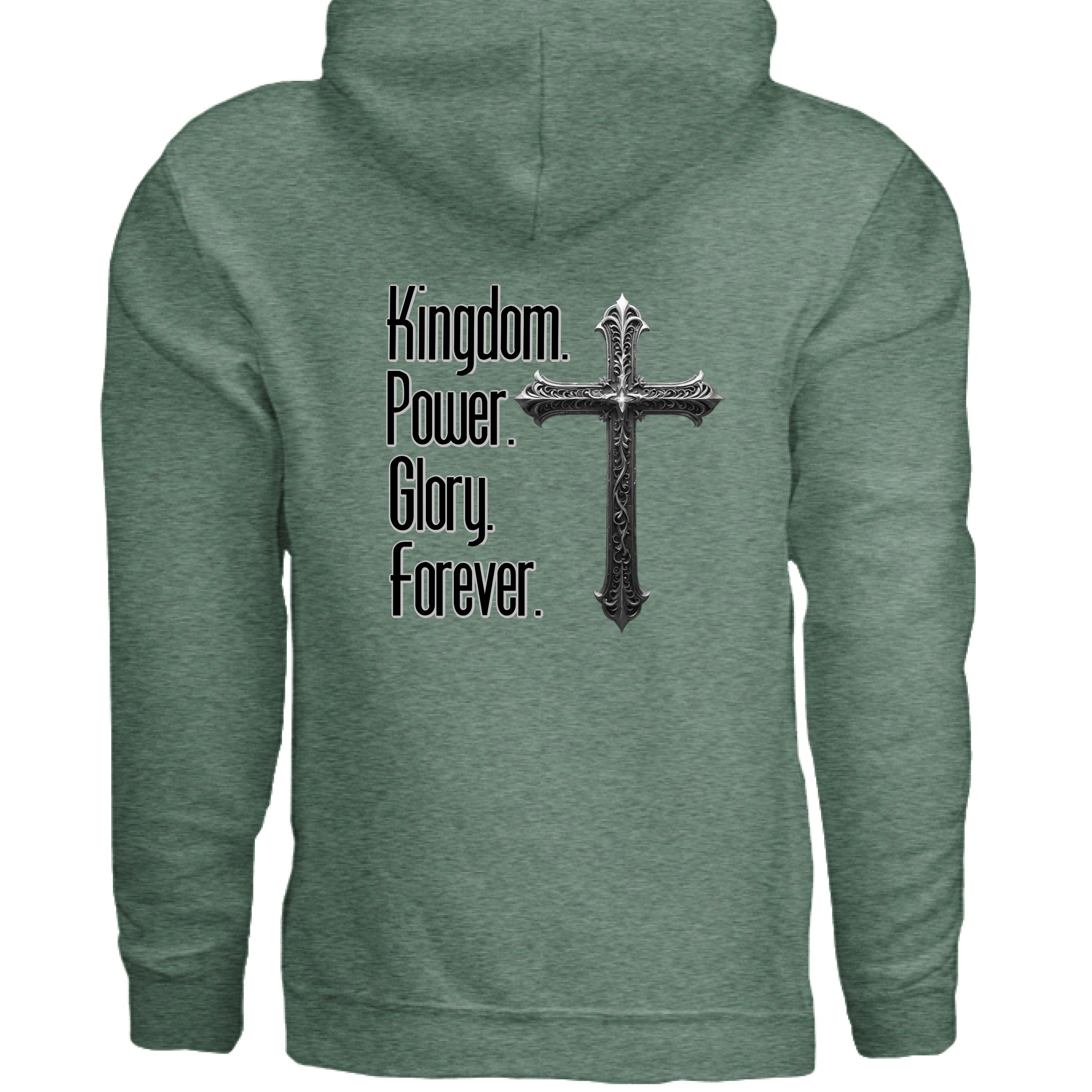 Heather Sport Dark Green - BACK