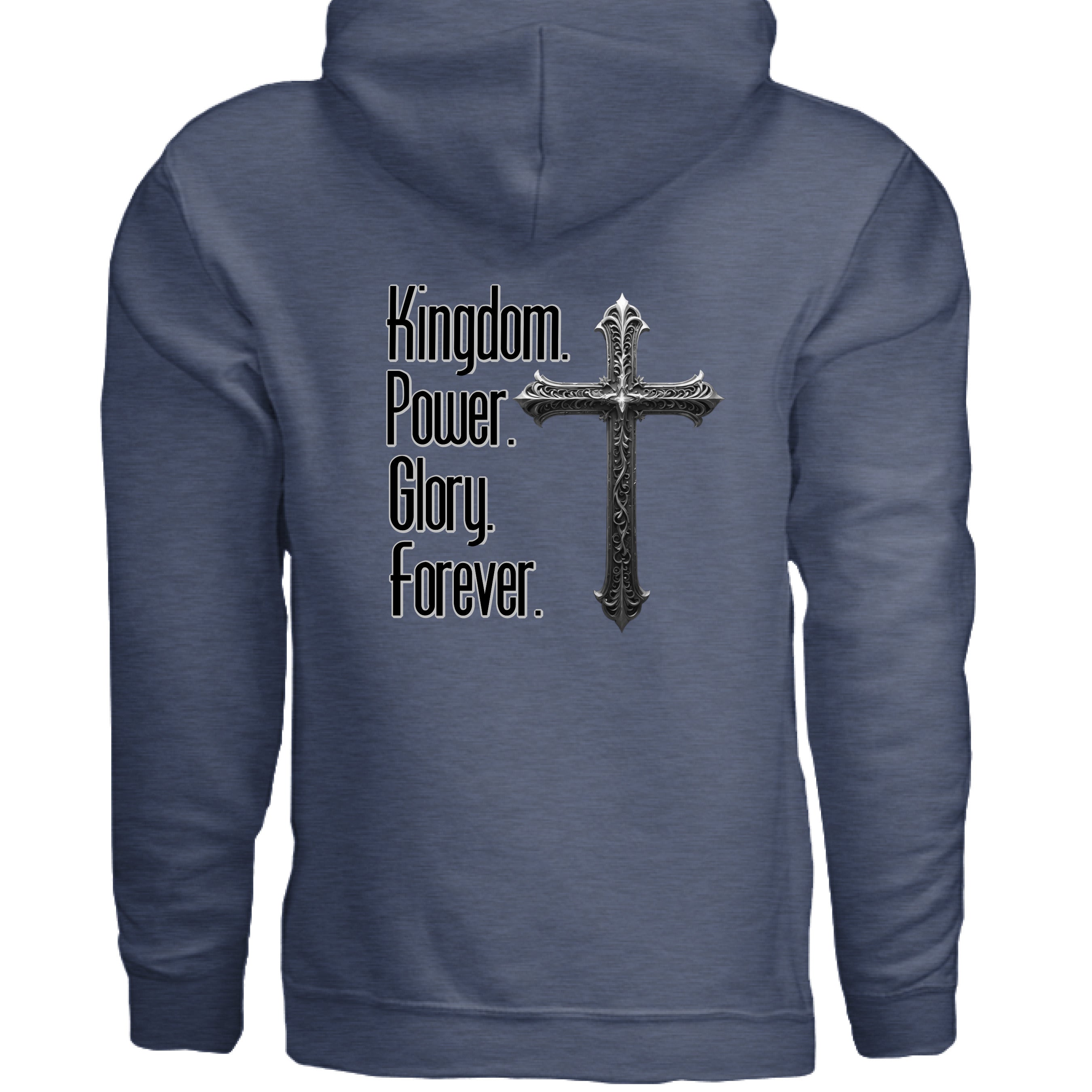 Heather Sport Dark Navy - BACK